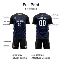 Custom Soccer Jersey Print Personalized Short Sleeve Shirts Uniform for Men Women Boy