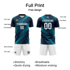 Custom Soccer Jersey Print Personalized Short Sleeve Shirts Uniform for Men Women Boy