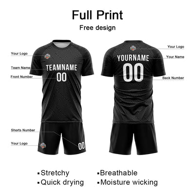 Custom Soccer Jersey Print Personalized Short Sleeve Shirts Uniform for Men Women Boy