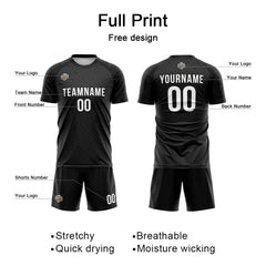 Custom Soccer Jersey Print Personalized Short Sleeve Shirts Uniform for Men Women Boy