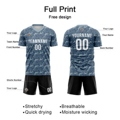 Custom Soccer Jersey Print Personalized Short Sleeve Shirts Uniform for Men Women Boy