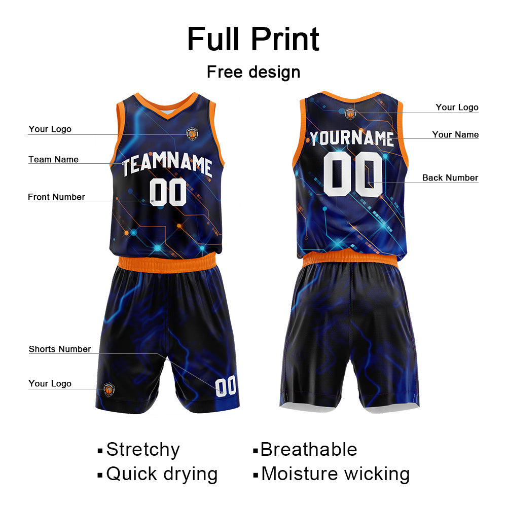 Custom Basketball Jersey Full Sublimated Team Name/Numbers