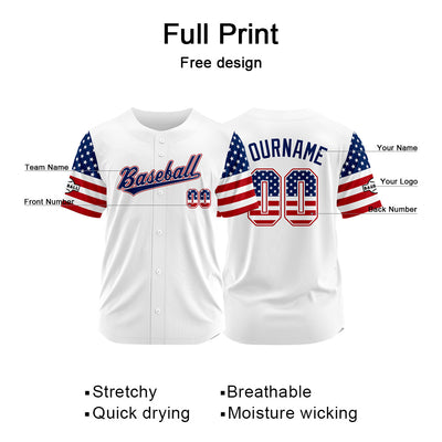 Custom Baseball Jersey Full Print Design Personalized Baseball for Men Women Boy Girl