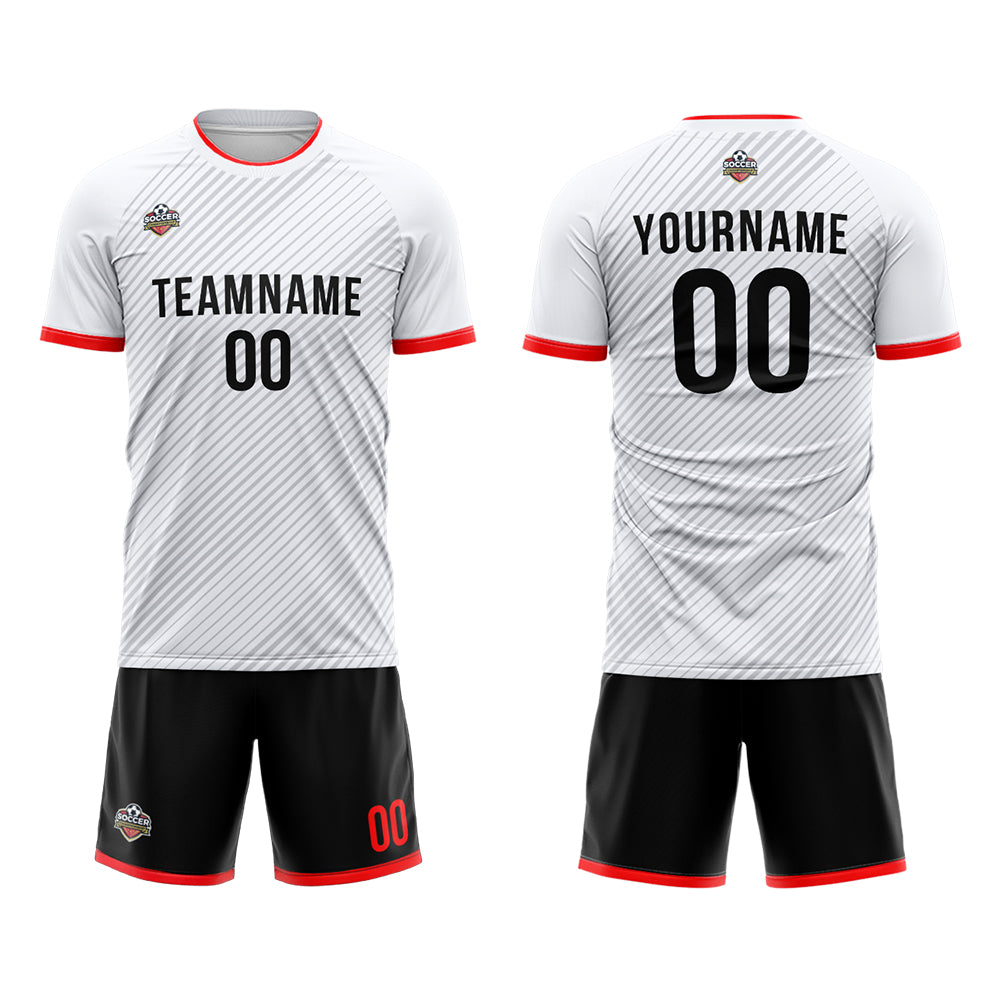 Custom Soccer Jersey Print Personalized Short Sleeve Shirts Uniform for Men Women Boy