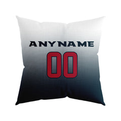 Custom Football Throw Pillow for Men Women Boy Gift Printed Your Personalized Name Number Navy&Red&White