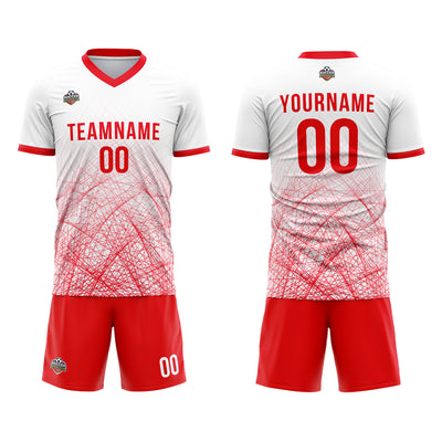 Custom Soccer Jersey Print Personalized Short Sleeve Shirts Uniform for Men Women Boy
