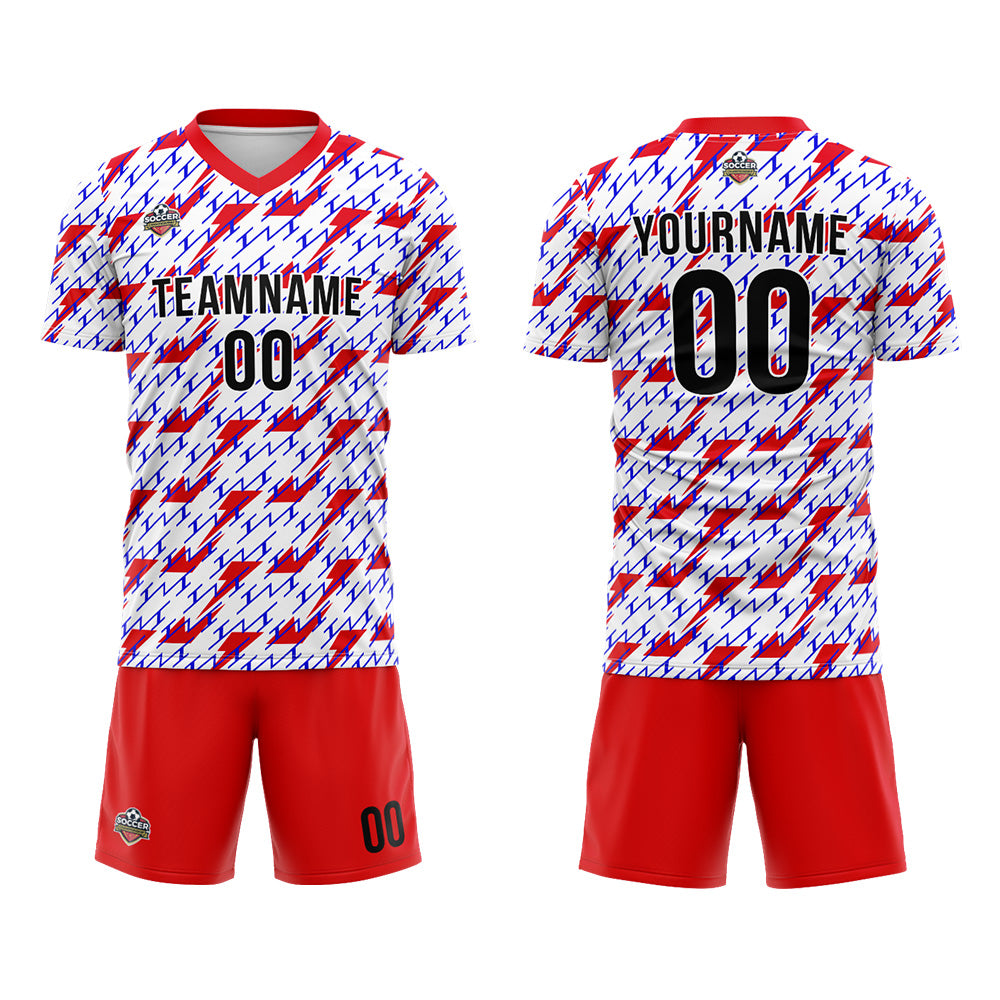Custom Soccer Jersey Print Personalized Short Sleeve Shirts Uniform for Men Women Boy