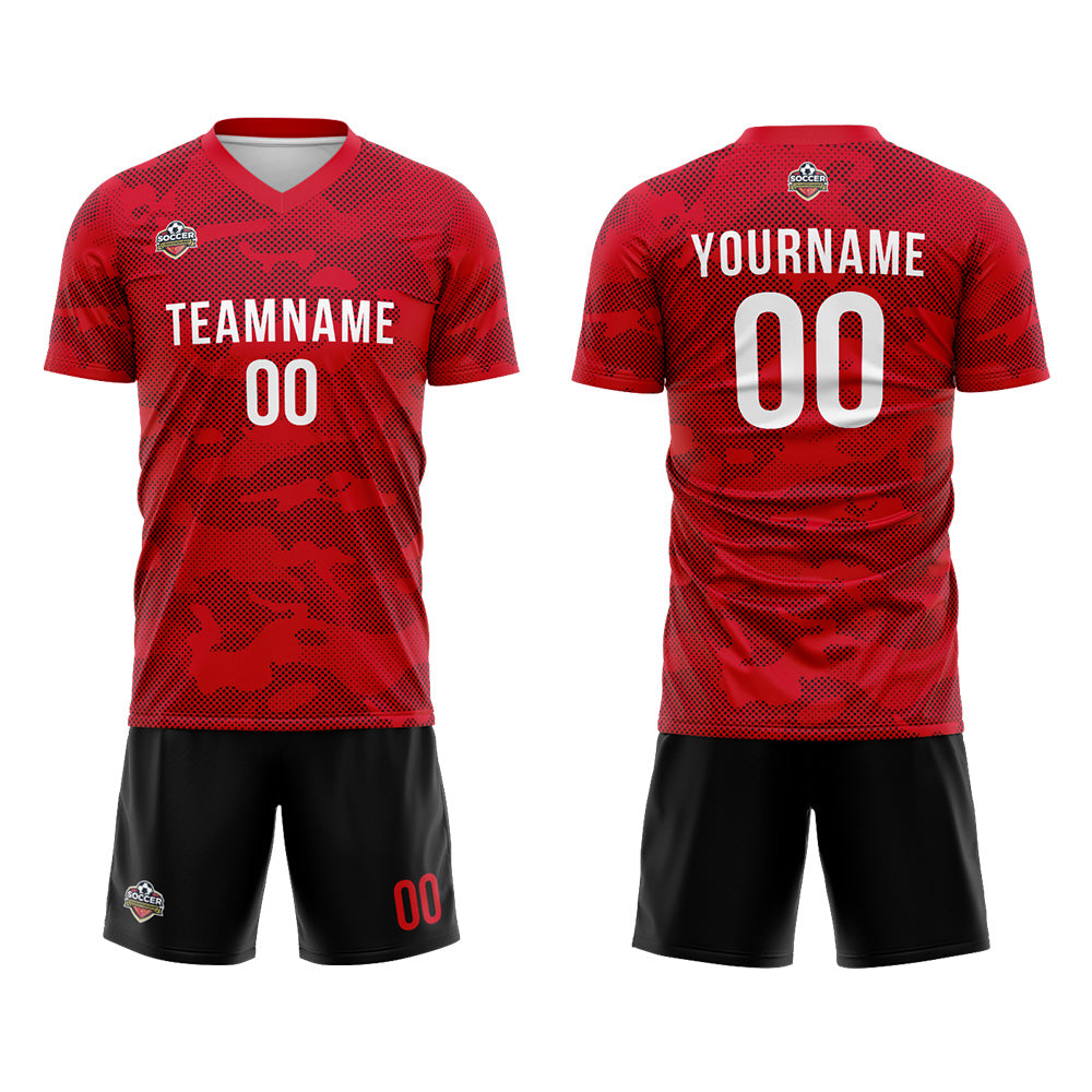 Custom Soccer Jersey Print Personalized Short Sleeve Shirts Uniform for Men Women Boy