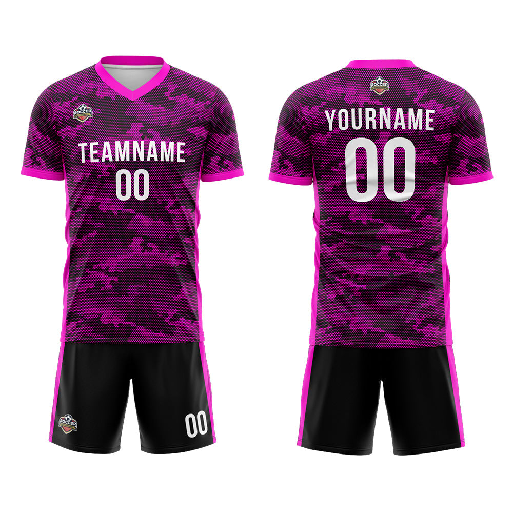 Custom Soccer Jersey Print Personalized Short Sleeve Shirts Uniform for Men Women Boy