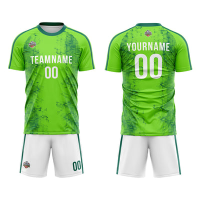 Custom Soccer Jersey Print Personalized Short Sleeve Shirts Uniform for Men Women Boy