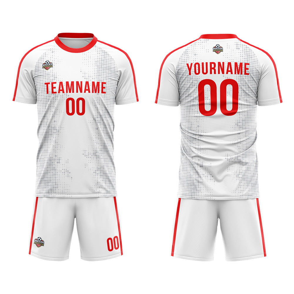 Custom Soccer Jersey Print Personalized Short Sleeve Shirts Uniform for Men Women Boy