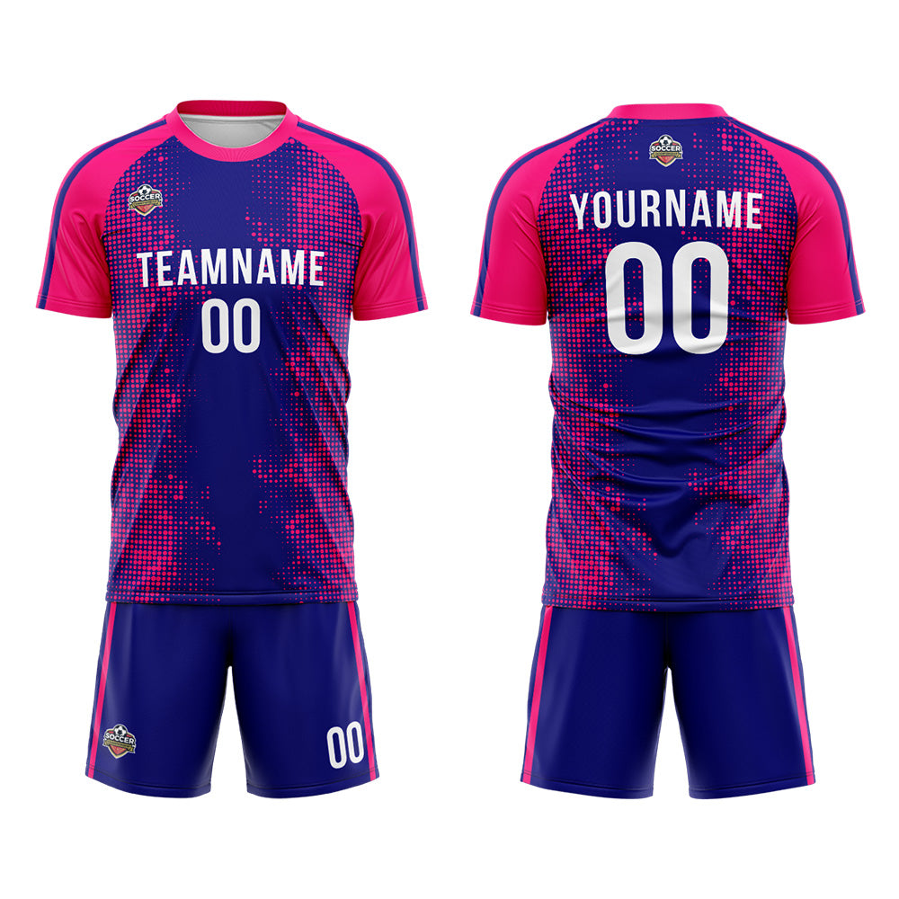 Custom Soccer Jersey Print Personalized Short Sleeve Shirts Uniform for Men Women Boy