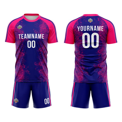 Custom Soccer Jersey Print Personalized Short Sleeve Shirts Uniform for Men Women Boy