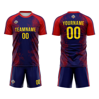 Custom Soccer Jersey Print Personalized Short Sleeve Shirts Uniform for Men Women Boy