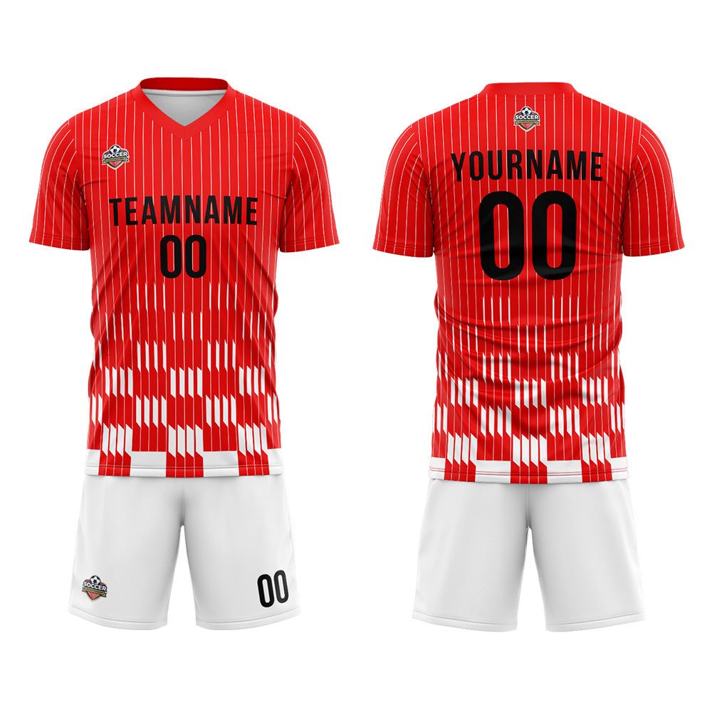 Custom Soccer Jersey Print Personalized Short Sleeve Shirts Uniform for Men Women Boy