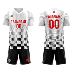 Custom Soccer Jersey Print Personalized Short Sleeve Shirts Uniform for Men Women Boy