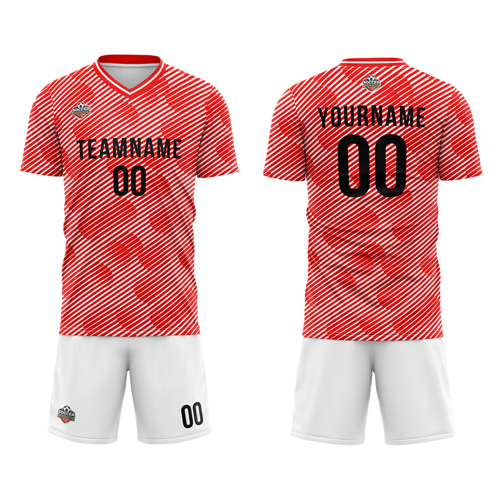 Custom Soccer Jersey Print Personalized Short Sleeve Shirts Uniform for Men Women Boy