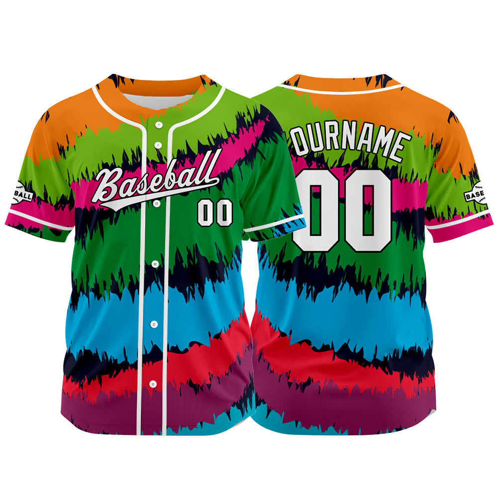 Custom Baseball Jersey Full Print Design Personalized Baseball for Men Women Boy Girl