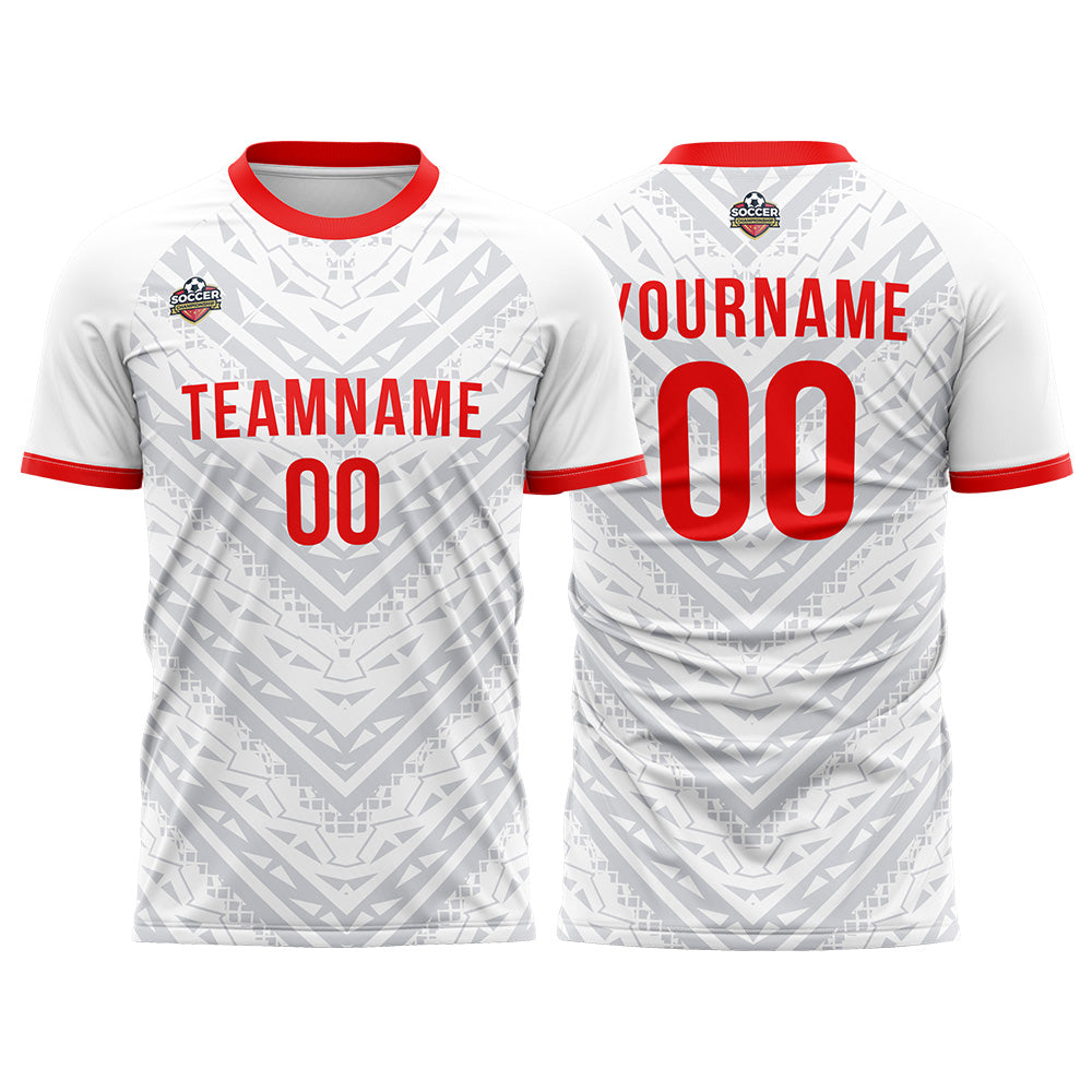Custom Soccer Jersey Print Personalized Short Sleeve Shirts Uniform for Men Women Boy