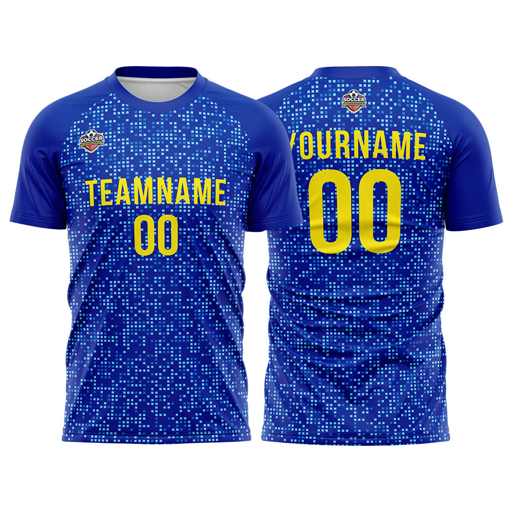 Custom Soccer Jersey Print Personalized Short Sleeve Shirts Uniform for Men Women Boy