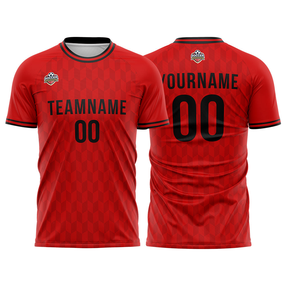 Custom Soccer Jersey Print Personalized Short Sleeve Shirts Uniform for Men Women Boy