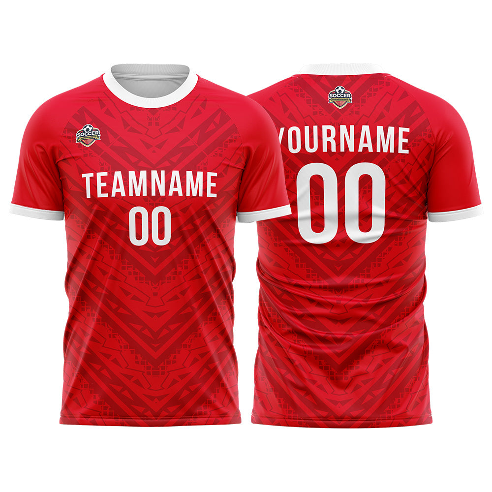 Custom Soccer Jersey Print Personalized Short Sleeve Shirts Uniform for Men Women Boy