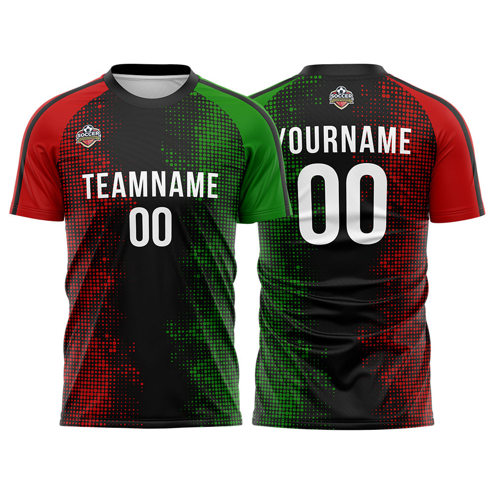 Customize Team Red Soccer Jerseys Uniform (Shirt+Shorts)