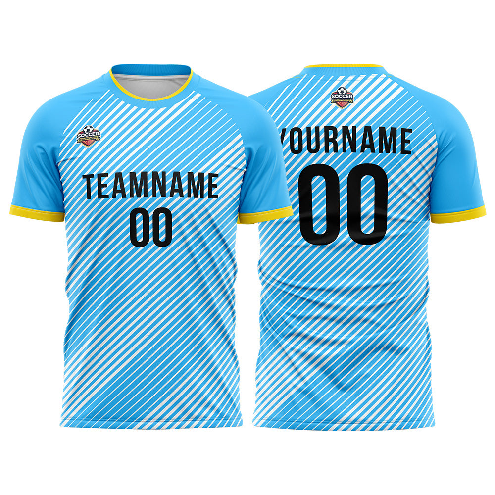 Custom Soccer Jersey Print Personalized Short Sleeve Shirts Uniform for Men Women Boy