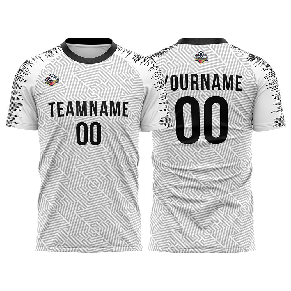 Custom Soccer Jersey Print Personalized Short Sleeve Shirts Uniform for Men Women Boy