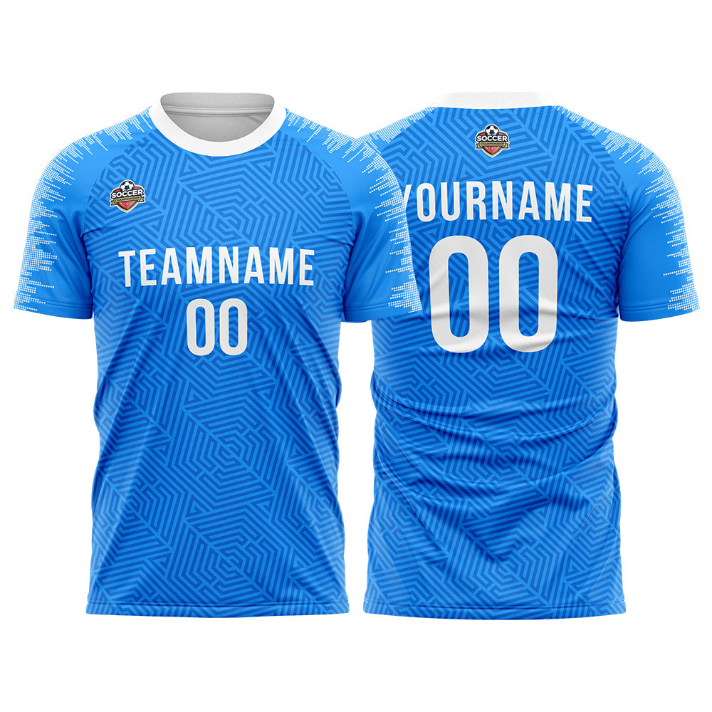 Custom Soccer Jersey Print Personalized Short Sleeve Shirts Uniform for Men Women Boy