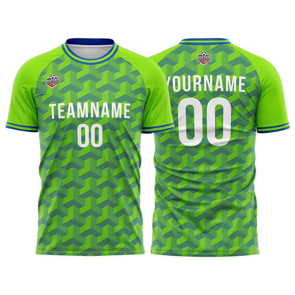 Custom Soccer Jersey Print Personalized Short Sleeve Shirts Uniform for Men Women Boy