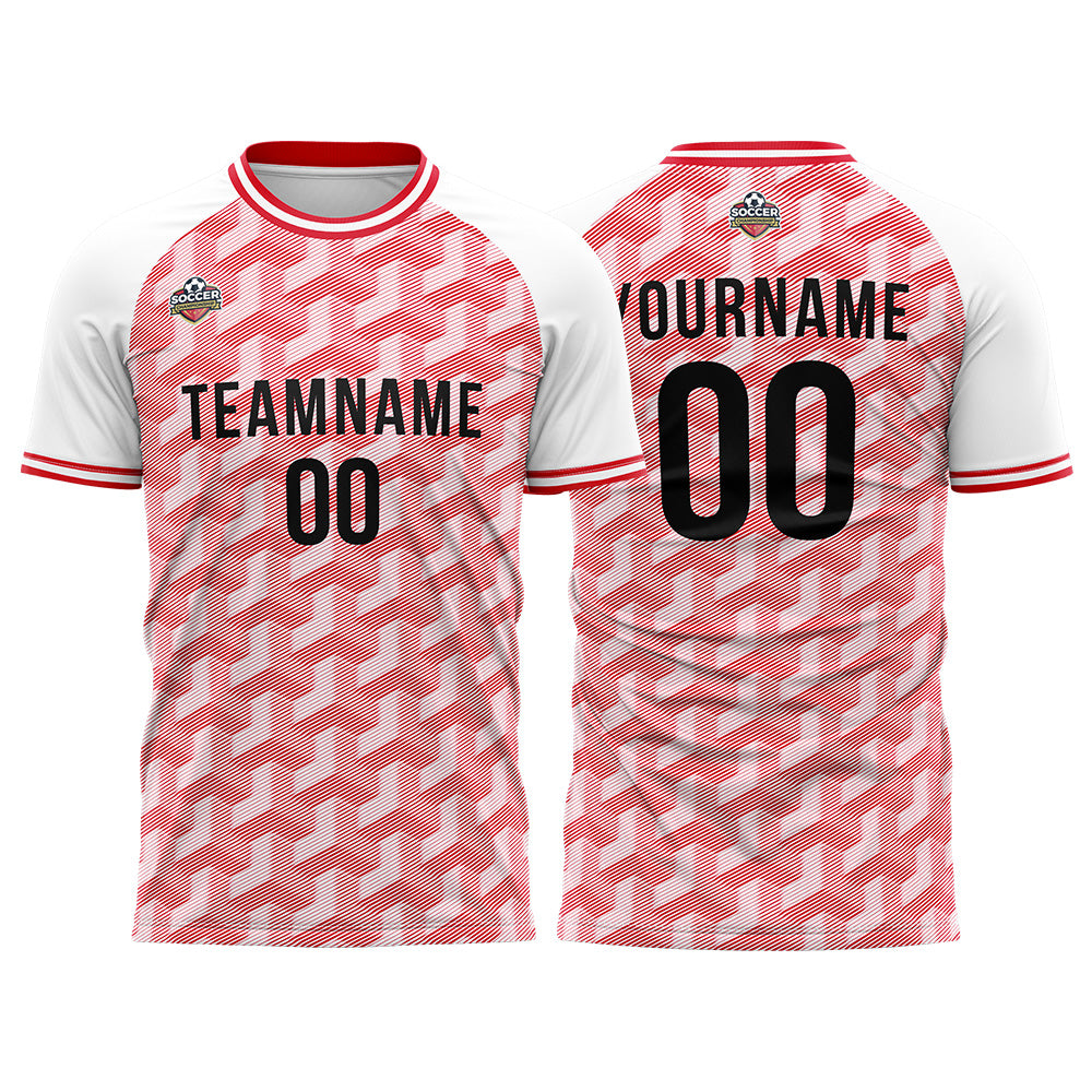 Custom Soccer Jersey Print Personalized Short Sleeve Shirts Uniform for Men Women Boy