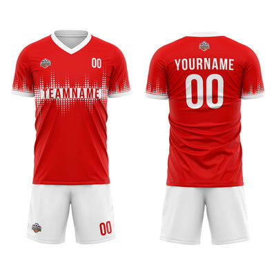 Custom Soccer Jersey Print Personalized Short Sleeve Shirts Uniform for Men Women Boy