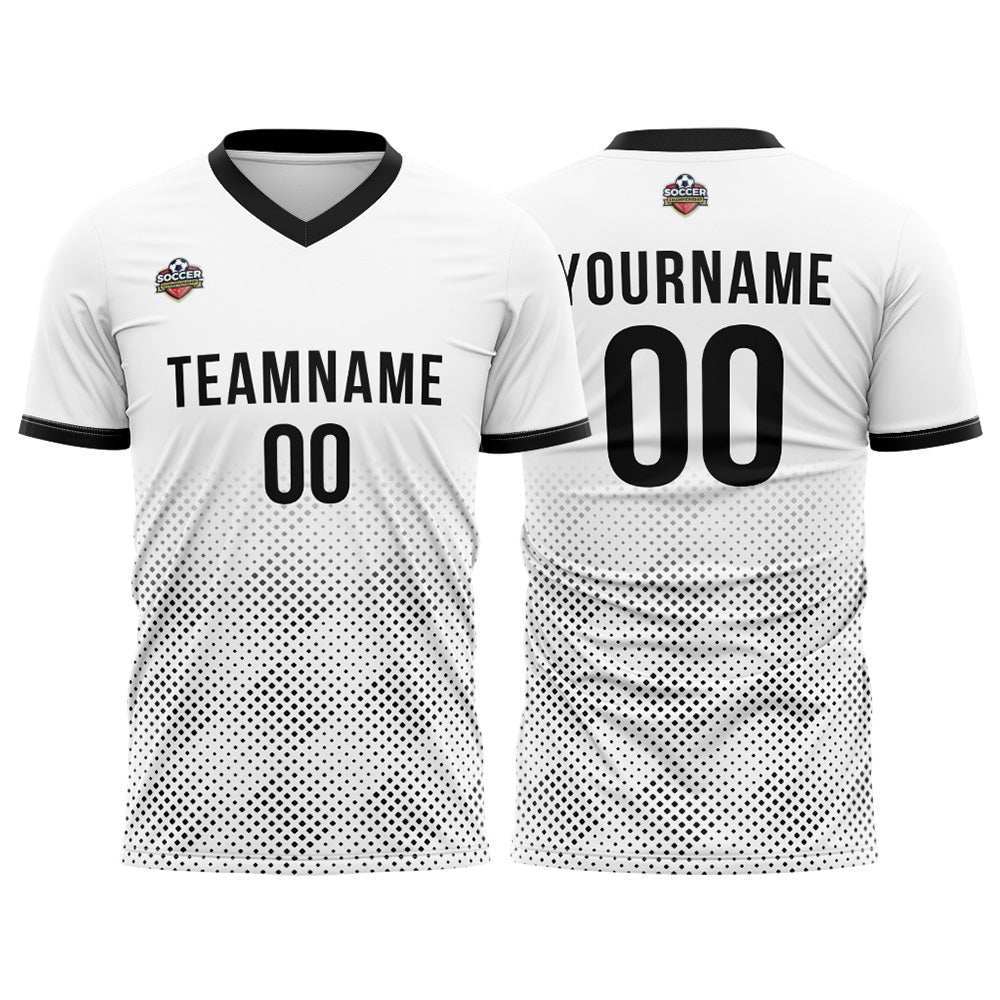 Custom Soccer Jersey Print Personalized Short Sleeve Shirts Uniform for Men Women Boy