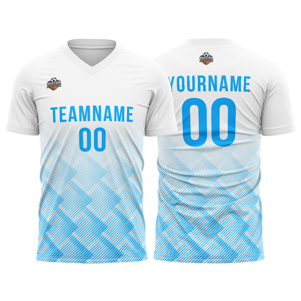 Custom Soccer Jersey Print Personalized Short Sleeve Shirts Uniform for Men Women Boy