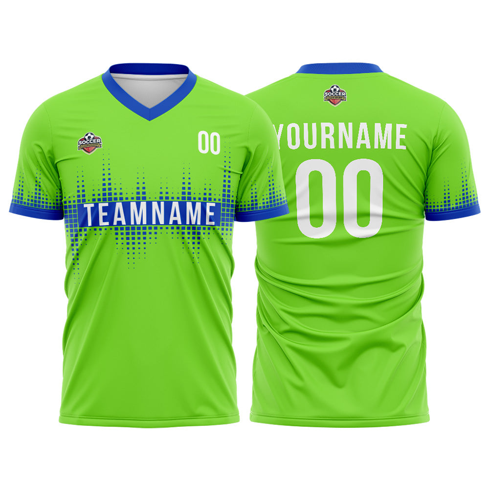 Custom Soccer Jersey Print Personalized Short Sleeve Shirts Uniform for Men Women Boy