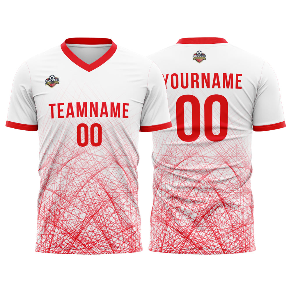 Custom Soccer Jersey Print Personalized Short Sleeve Shirts Uniform for Men Women Boy