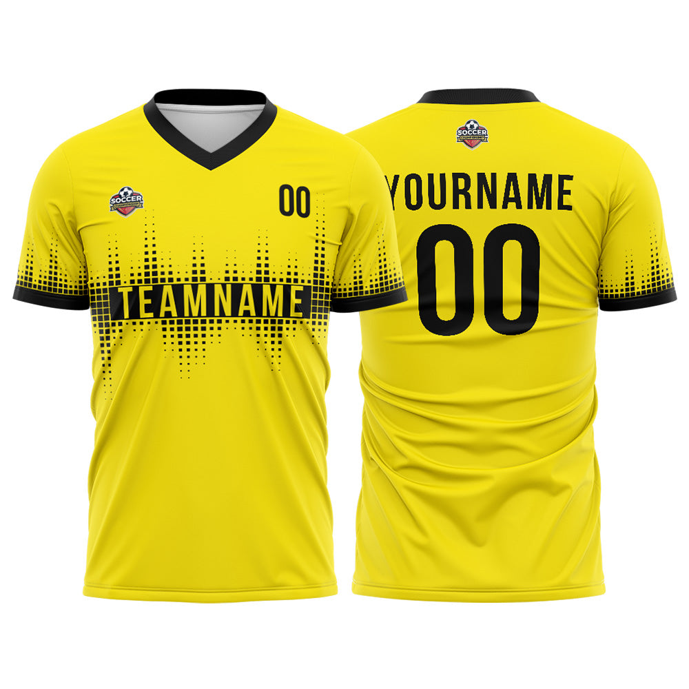 Custom Soccer Jersey Print Personalized Short Sleeve Shirts Uniform for Men Women Boy