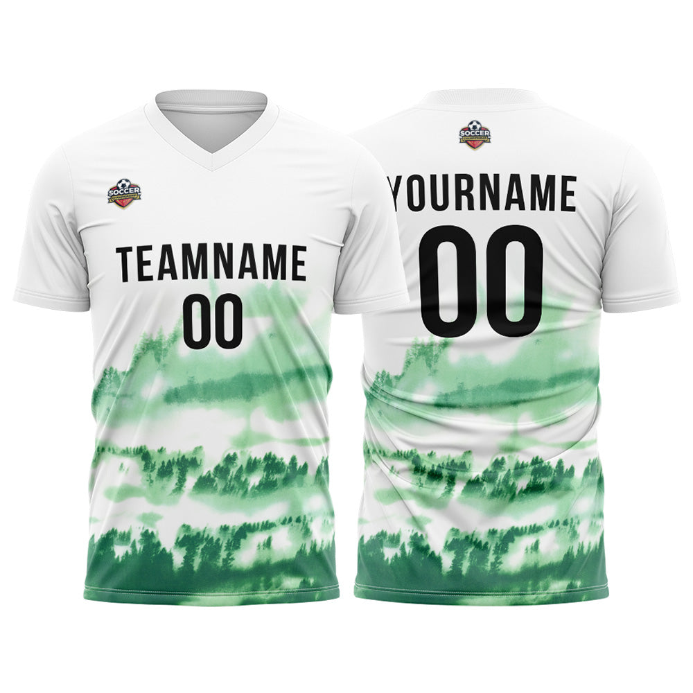 Custom Soccer Jersey Print Personalized Short Sleeve Shirts Uniform for Men Women Boy