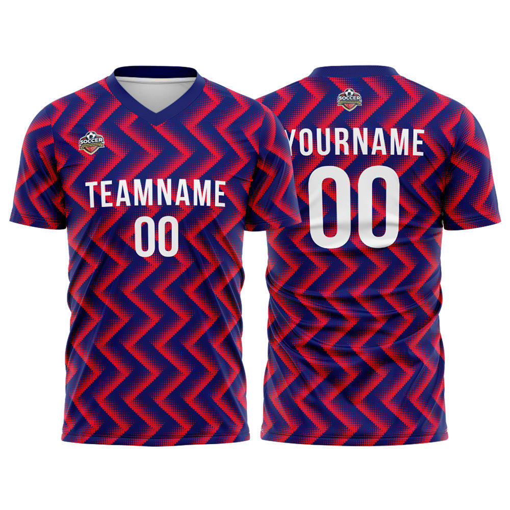 Men Print Football Sublimation Jersey