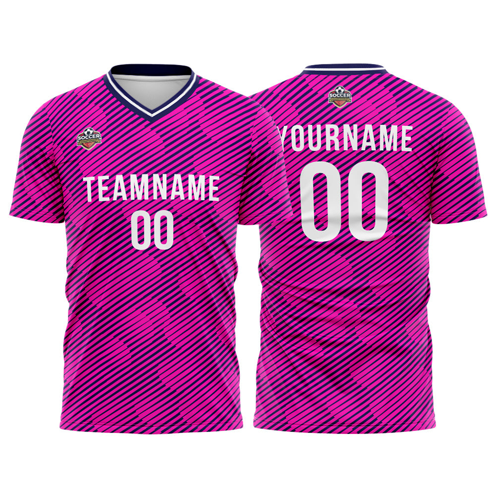 Custom Soccer Jersey Print Personalized Short Sleeve Shirts Uniform for Men Women Boy