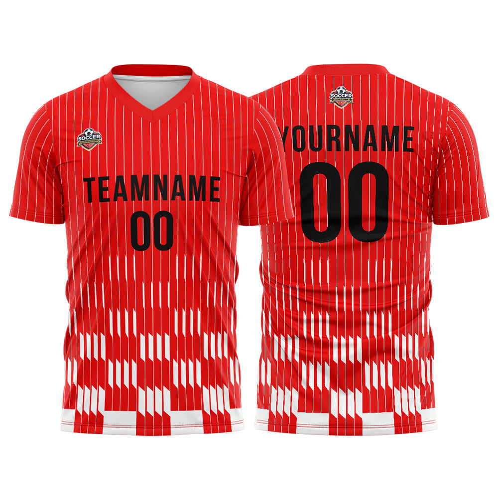 Custom Soccer Jersey Print Personalized Short Sleeve Shirts Uniform for Men Women Boy