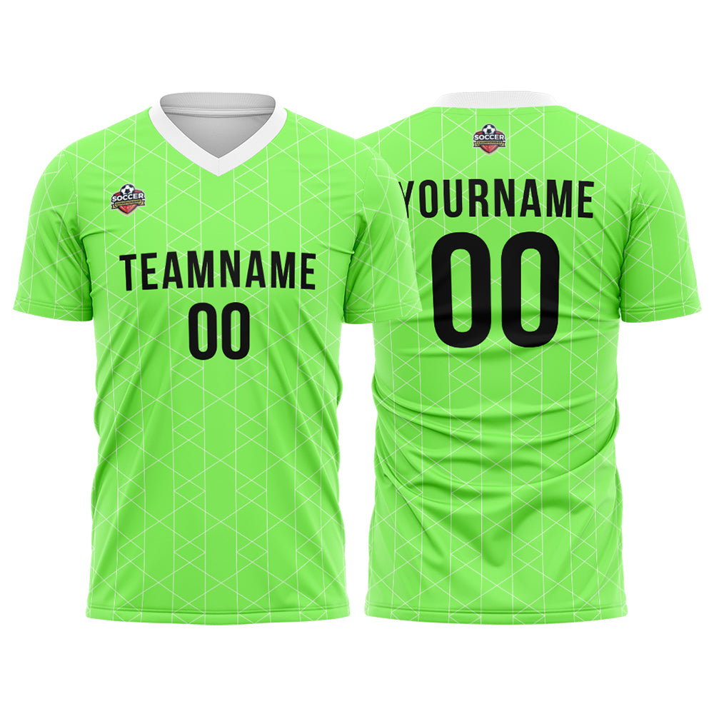 Custom Soccer Jersey Print Personalized Short Sleeve Shirts Uniform for Men Women Boy