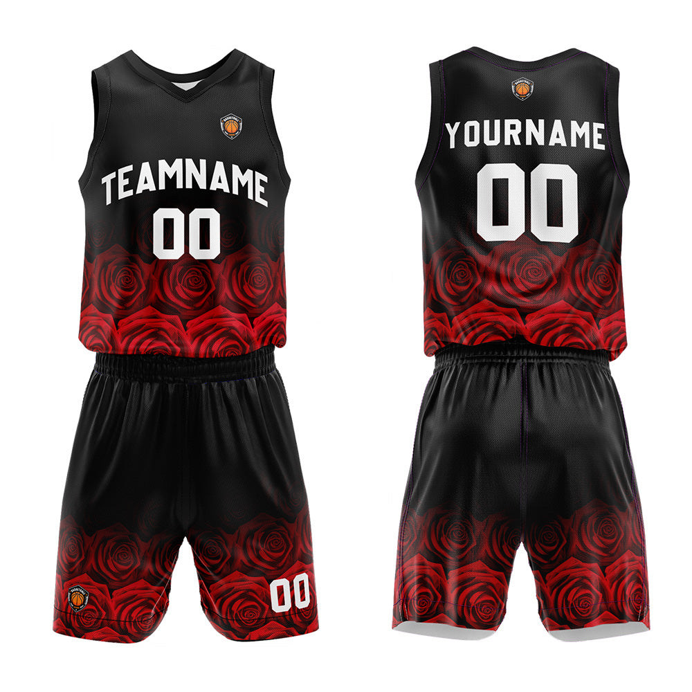 Custom Basketball Jersey Uniform Suit For Man Woman Girl Boy Printed Your Logo Name Number