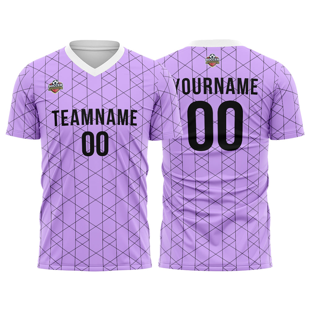 Custom Soccer Jersey Print Personalized Short Sleeve Shirts Uniform for Men Women Boy