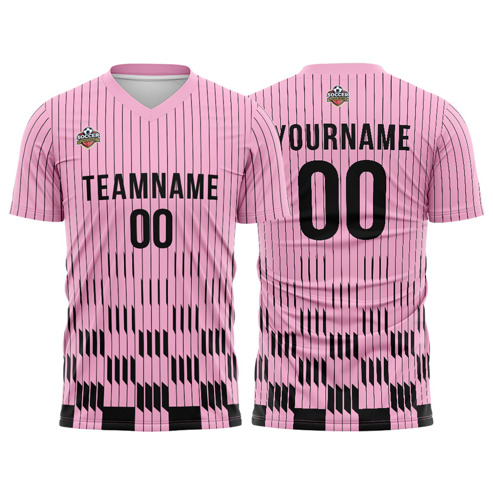 Custom Soccer Jersey Print Personalized Short Sleeve Shirts Uniform for Men Women Boy
